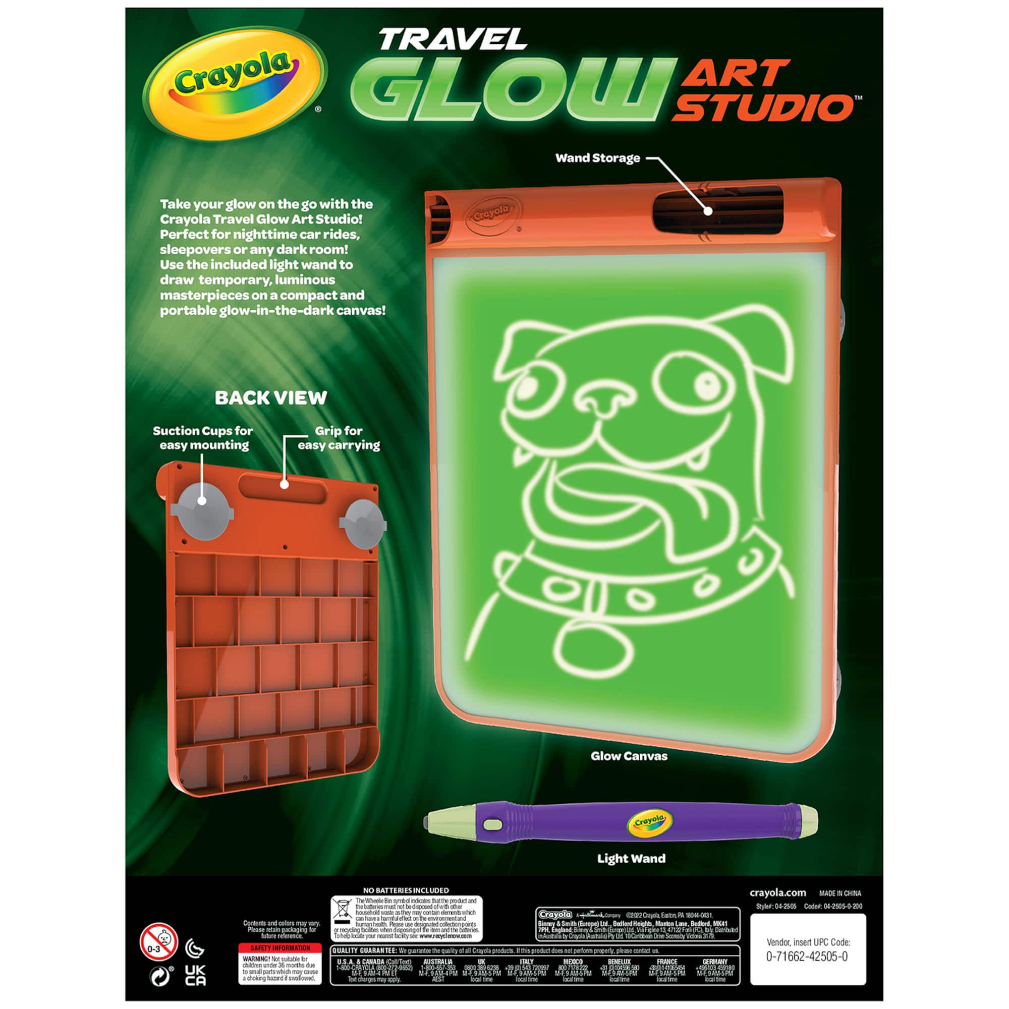 Crayola® Travel Glow Art Studio